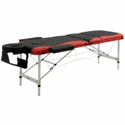 Massageliege, Aluminium, inkl. Auflagen, BxHxT: 215 x 84 x 60 cm
