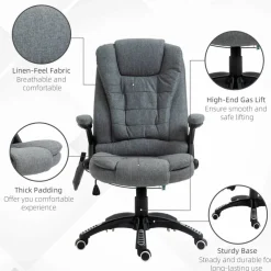 Massagestuhl, Breite: 74 cm, Region: Rücken/Taille/Gesäß, mit Wärmefunktion