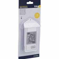 Maximum-Minimum-Thermometer digital Kunststoff 8 x 15 x 3,2 cm