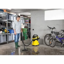 Mehrzwecksauger »WD 5«, 1100 W, gelb