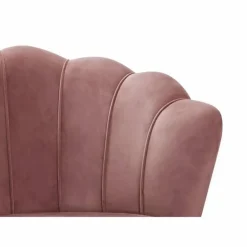 Muschelsofa, Höhe: 78 cm, rose/goldfarben