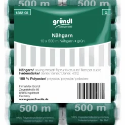 Nähgarn, grün, Polyester