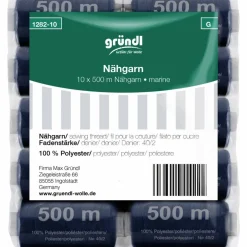 Nähgarn, marine, Polyester