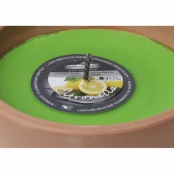 Outdoor-Kerze, Ø: 18,5 cm, apfelgrün, Duft: Zitronella