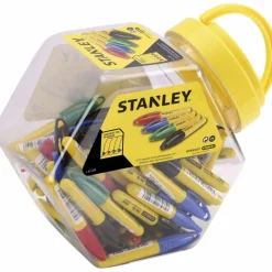 Permanentmarker-Set »1-47-329«, schwarz/rot/grün/blau, für das Markieren von Werkstoffen, 72 Stück