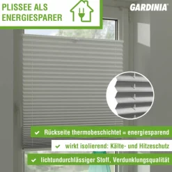Plissee abdunkelnd, Easyfix, 70x130 cm