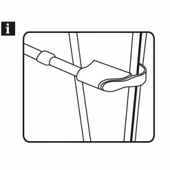Plissee »EASYFIX«, rauchblau, 1 Stück