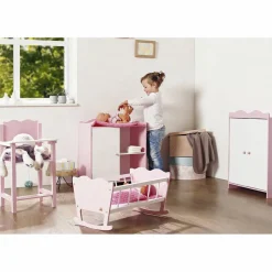 Puppenwiege »Jasmin«, BxHxL: 33 x 29 x 50 cm, MDF