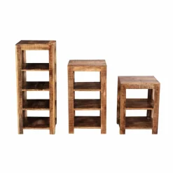 Regal, Holz, Natur, 3 Fachböden