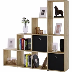 Regal »Napoli«, BxHxL: 29 x 138,5 x 142,5 cm, Holzwerkstoff