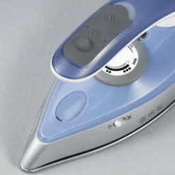 Reise-Dampfbügeleisen, 1000 W, mit Übertemperatursicherung, blau