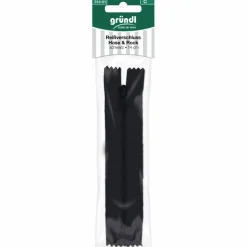 Reißverschluß, schwarz, Polyester/Messing