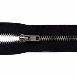 Reißverschluß, schwarz, Polyester/Messing