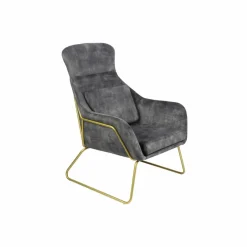 Relaxsessel, BxH: 73 x 102 cm, Samtvelours (100% Polyester)/Metall