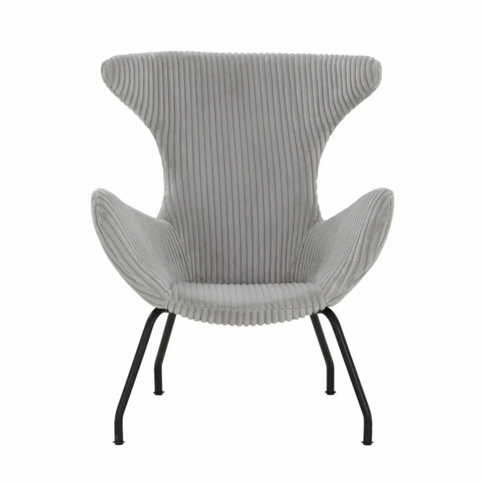 Relaxsessel, Höhe: 96 cm, grau/schwarz