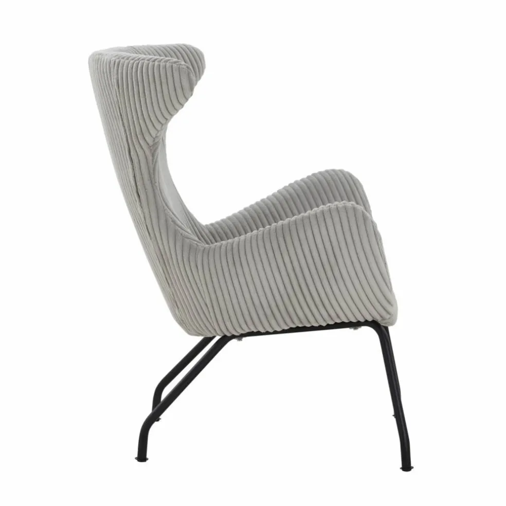 Relaxsessel, Höhe: 96 cm, grau/schwarz