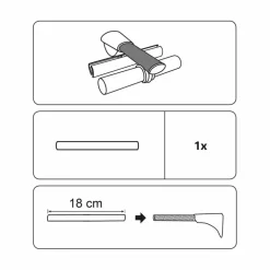 Rollo »EASYFIX«, mocca, Polyester