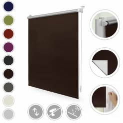 Rollo, ‎Thermo, ‎‎Klemmfix, 80x150 cm‎, braun