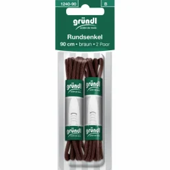 Rundsenkel, braun, Baumwolle/Polyester