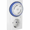 Schaltuhr, Premium, mit erhöhtem Berührungsschutz u. LED-Anzeige, 230 V, Weiß/Blau