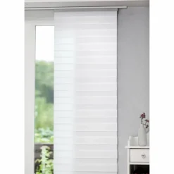 Schiebevorhang, Duo, 60x245 cm, weiß