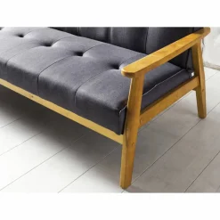 Schlafsofa, Breite: 190 cm, dunkelgrau
