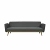 Schlafsofa, Breite: 212 cm, grau