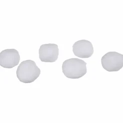 Schneeball (Deko), Format: 6 x 6cm , 6 Stück
