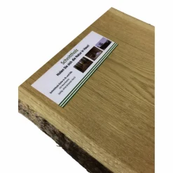 Schnittholz Eiche mit Baumkante, foliert, (BxLxH): 3100 x 250 x 22 mm