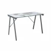 Schreibtisch, BxLxH: 113 x 58 x 73 cm, Glas/Metall