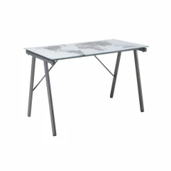 Schreibtisch, BxLxH: 113 x 58 x 73 cm, Glas/Metall