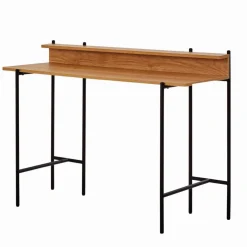 Schreibtisch, BxLxH: 120 x 46 x 85,5 cm, MDF/Metall