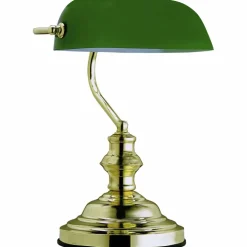 Schreibtischlampe E27, inkl. Leuchtmittel, Höhe: 36 cm
