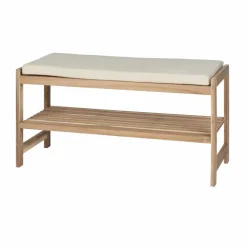 Schuhbank »Acina«, BxHxL: 90 x 45 x 34 cm, braun