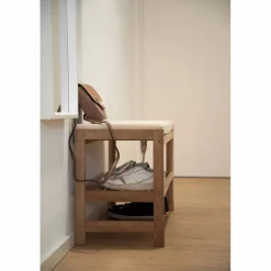 Schuhbank »Acina«, BxHxL: 90 x 45 x 34 cm, braun