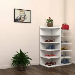 Schuhregal »Enosa«, BxHxL: 30 x 80 x 60 cm, Holzwerkstoff