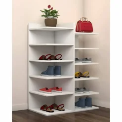 Schuhregal »Enosa«, BxHxL: 30 x 80 x 60 cm, Holzwerkstoff