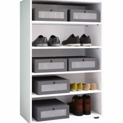 Schuhregal »Lona«, BxHxL: 37 x 110 x 70 cm, Holzwerkstoff