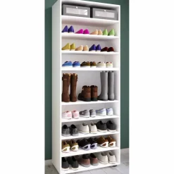 Schuhregal »Lona«, BxHxL: 37 x 183 x 70 cm, Holzwerkstoff