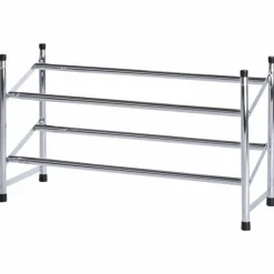 Schuhregal, Silber
