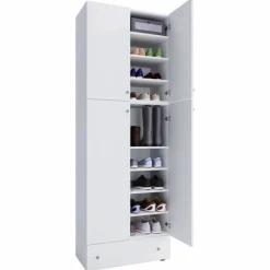 Schuhschrank »Lona«, BxHxL: 39 x 200 x 70 cm, Holzwerkstoff