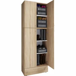 Schuhschrank »Lona«, BxHxL: 39 x 200 x 70 cm, Holzwerkstoff