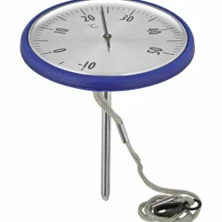 Schwimmbadthermometer, Kunststoff, blau