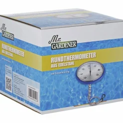 Schwimmbadthermometer, Kunststoff, blau
