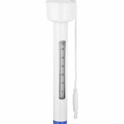 Schwimmbadthermometer, Kunststoff, weiß