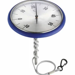 Schwimmthermometer, Kunststoff, blau