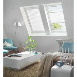 Seitenzug-Rollo, weiß, Polyester