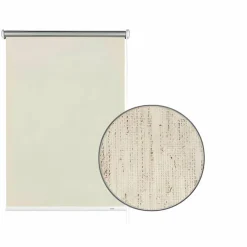 Seitenzug-Rollo, weiß, Uni, Polyester