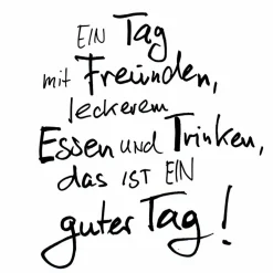 Serviette, Text, 20 Stk., 33x33 cm, weiß