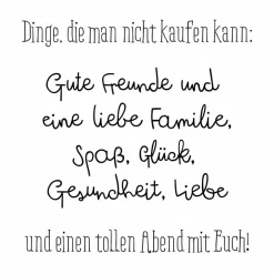Serviette, Text, 20 Stk., 33x33 cm, weiß